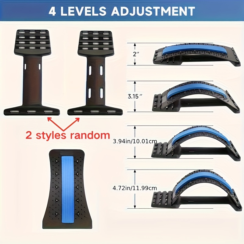 3-Level Back Stretcher Posture - Sports Equipment For Home 评论和价格