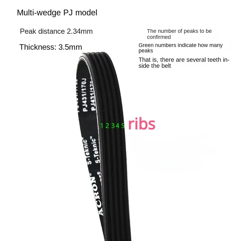 400J Drive Belt Ribs Belt for  - Sports Equipment Dryer 评论和价格