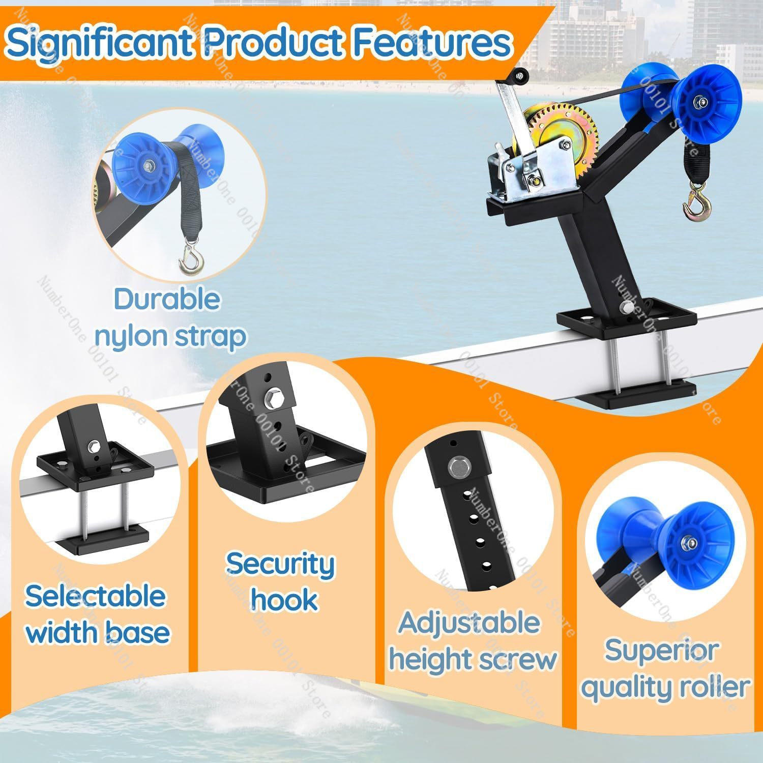 Boat Trailer Winch Bracket wit - Trampoline Spring Cover 评论和价格