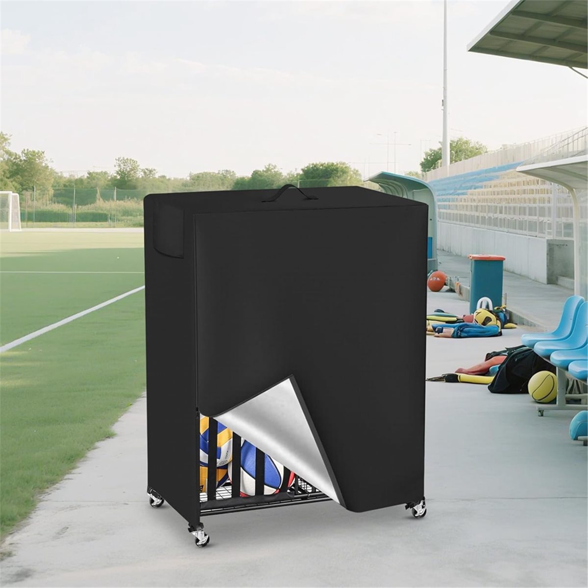 Basketball Rack Cover Garage S - Sports Equipment Garage Organizer 评论和价格
