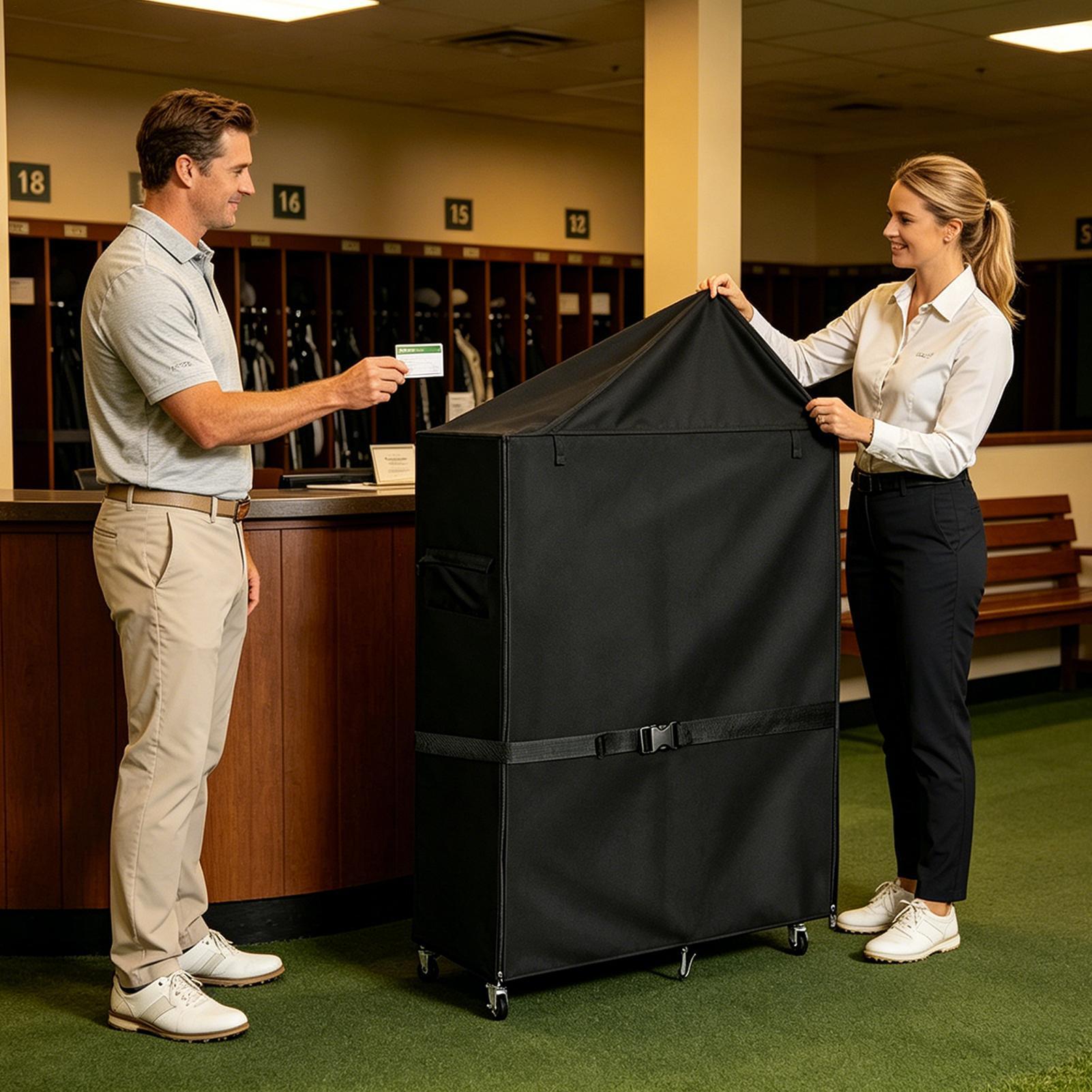Golf Bag Stand Covers Oxford D - Sports Equipment Garage Organizer 评论和价格