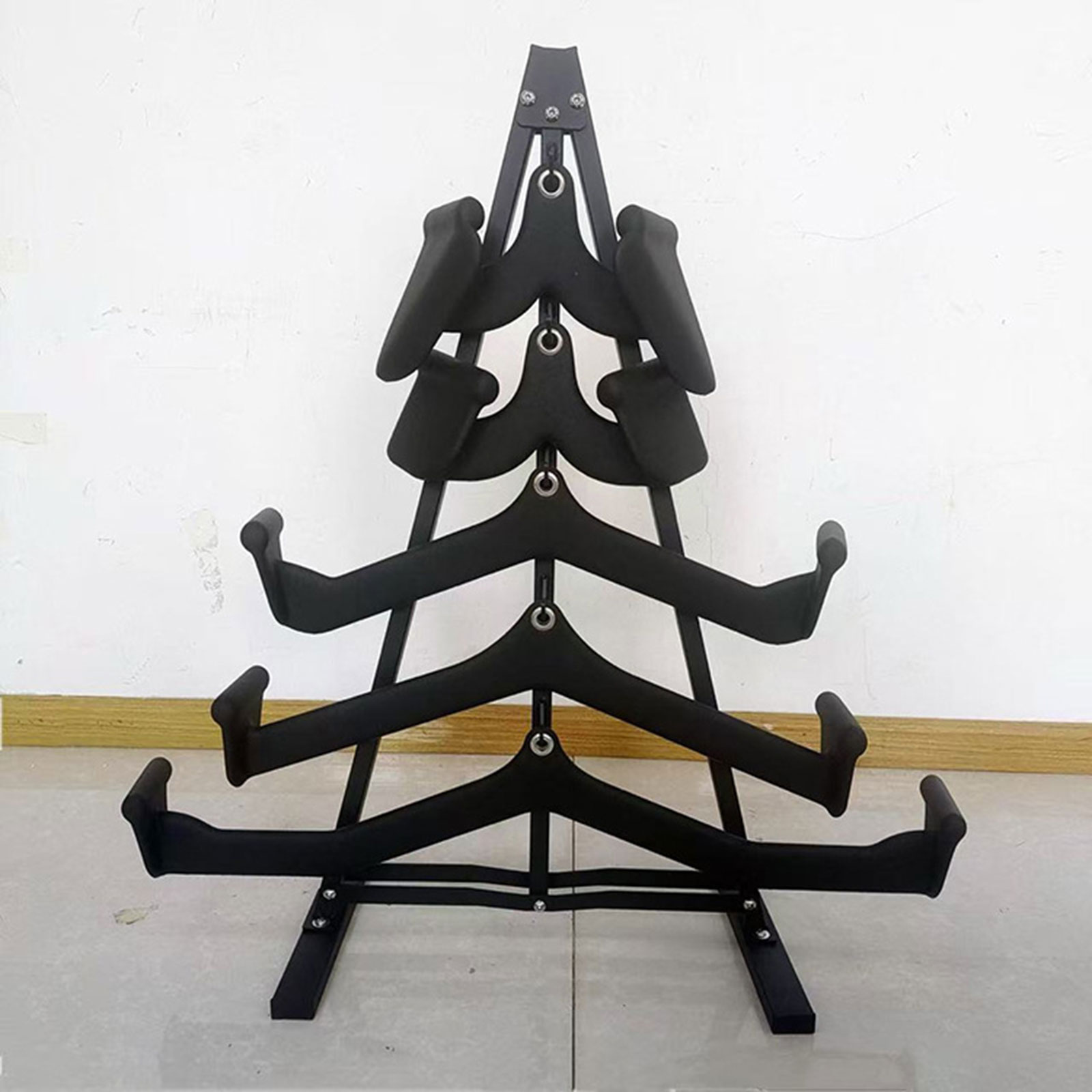 Lat Pull Down Bar Organizer wi - Sports Equipment Storage Rack 评论和价格